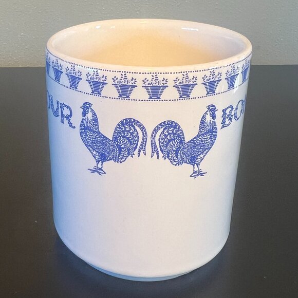 PARIS JE T’ AIME (PARIS I LOVE YOU) BONJOUR Blue Rooster Coffee Mug - Picture 3 of 15